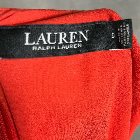 Lauren Ralph Lauren Dress Womens 0 Black Label Floral Formal Beach Boho Vacation - Picture 8 of 8